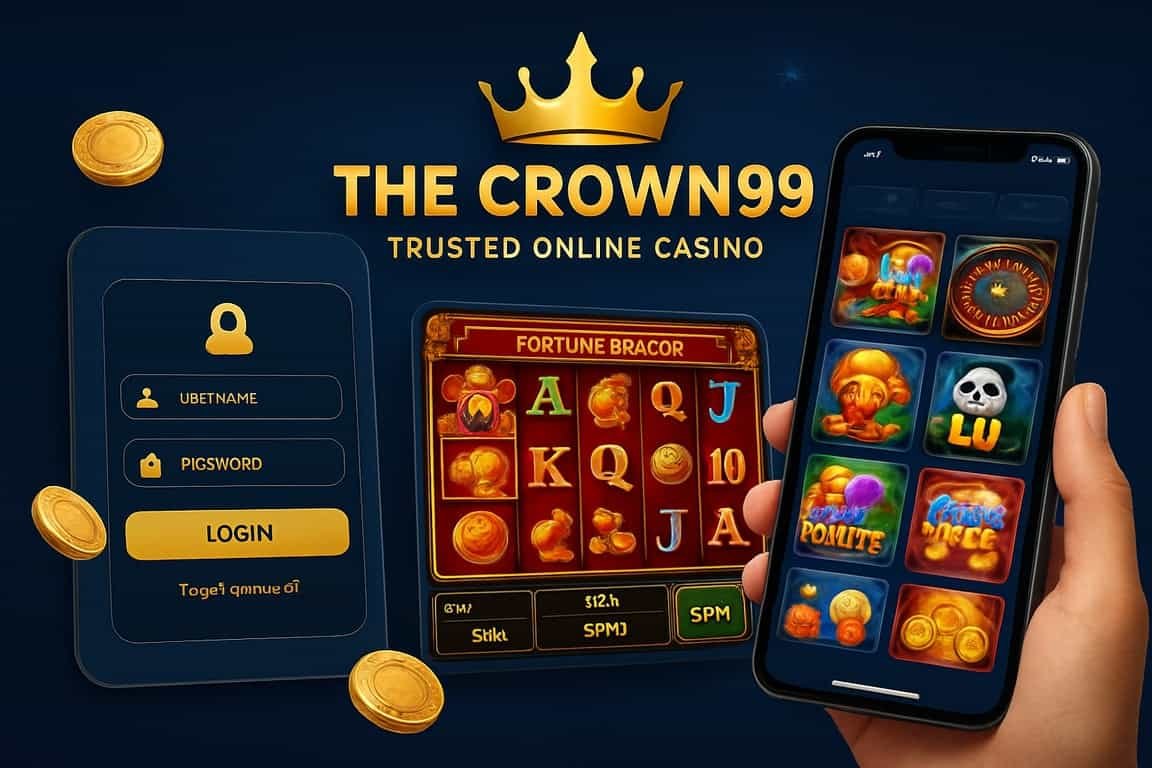 Futuristic roulette wheel with glowing lights and spinning chips showcasing Crown99 Casino online gameplay in Malaysia
