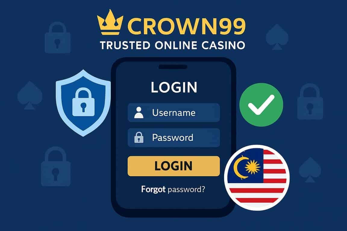 Professional esports player using Crown99 E-Sports platform with gaming headset, neon arena and live match interface in Malaysia
